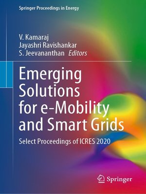 cover image of Emerging Solutions for e-Mobility and Smart Grids